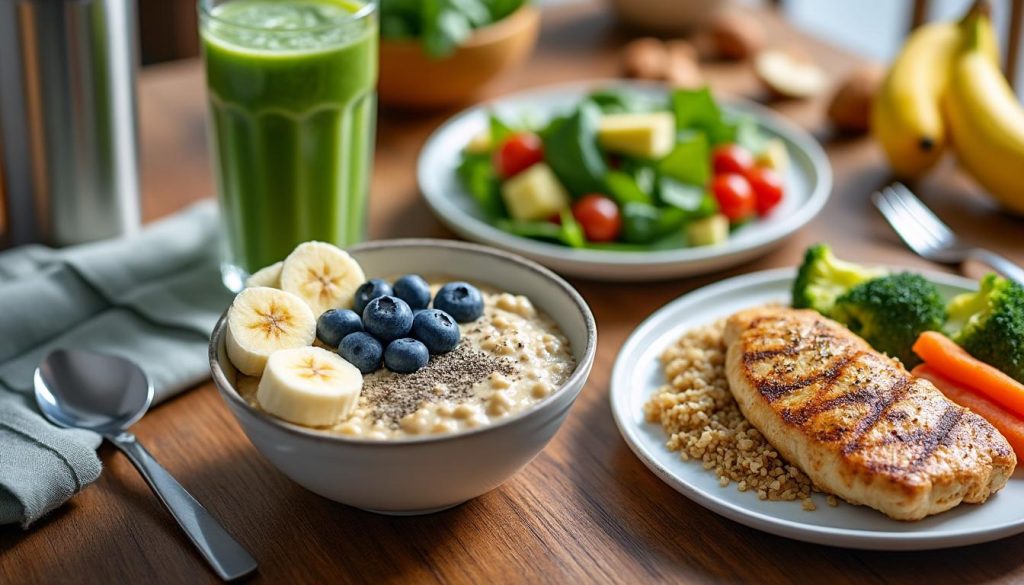 découvrez les repas types adaptés aux besoins énergétiques des sportifs d'endurance pour optimiser performance et récupération.